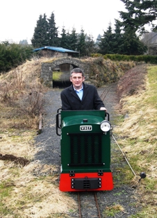 Hendrik Hering auf Testfahr